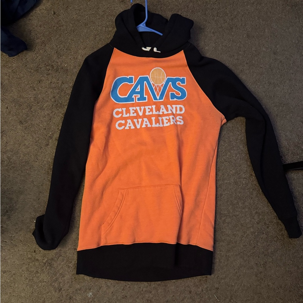 Cleveland Cavaliers Orange and Black Hoodie